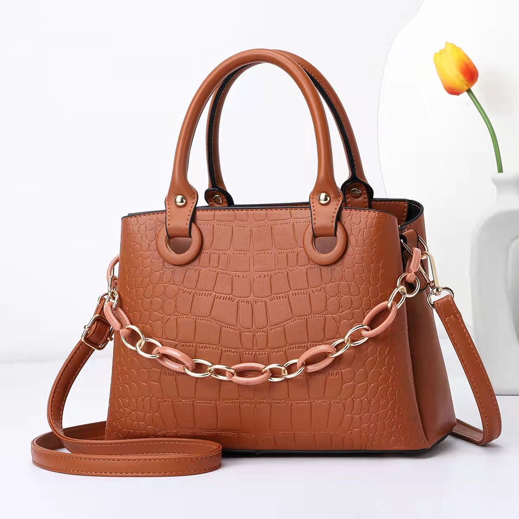 9133 TAS WANITA IMPORT SLEMPANG HANDBAG [1KG 2PC] PERFECT CORNER