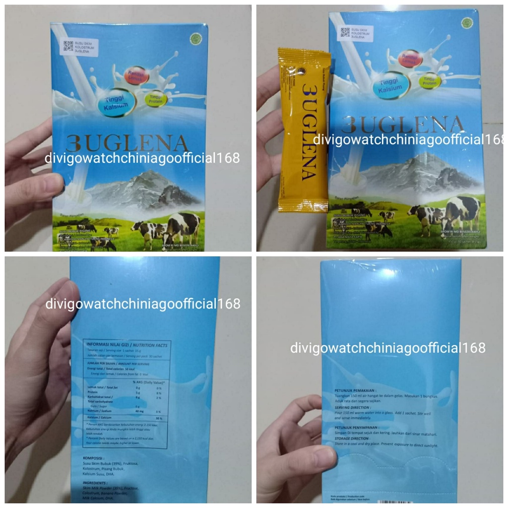 3UGLENA SUSU KOLOSTRUM BERKALSIUM TINGGI YANG HALAL AMAN DAN SEHAT UNTUK DI KONSUMSI HARGA PER BOX I