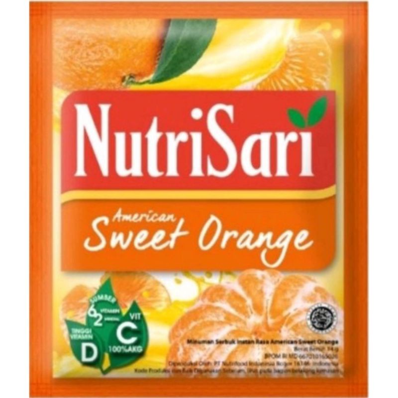 

nutrisari american sweet orange renceng