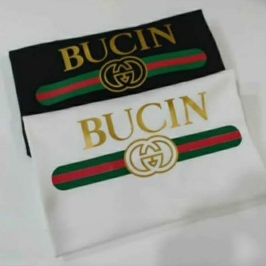 KAOS BAJU PRIA WANITA BUCIN PLESETAN LUCU GUCCI/COD