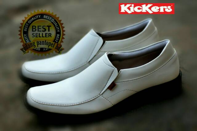 sepatupria pantopel white buat kondangan acara resmi formal kerja santai dan gaya