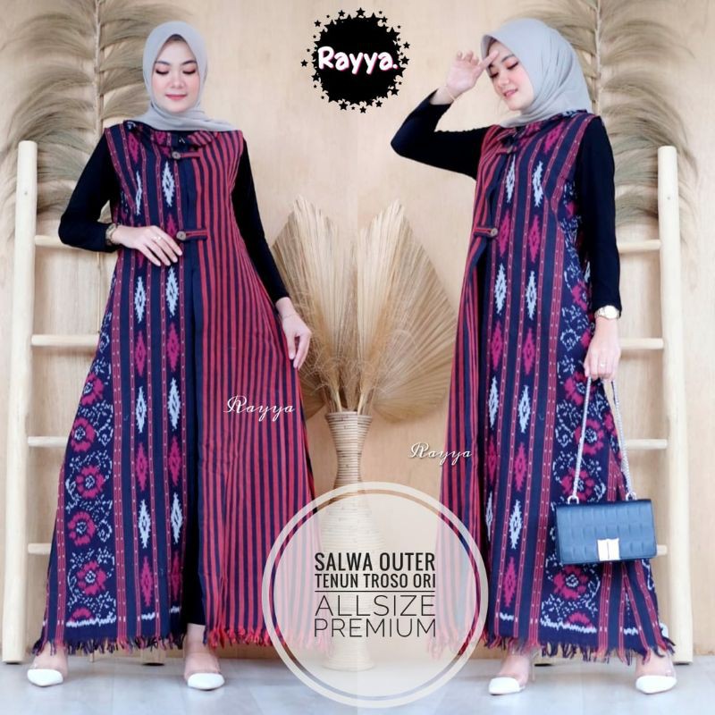 Salwa Outer Tenun/ Outer Batik Tenun Ori