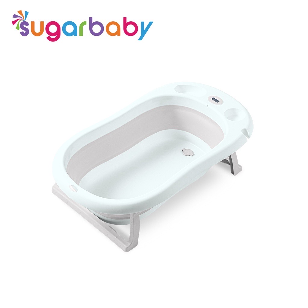 SUGAR BABY XL FOLDABLE BABY BATHTUB WITH DIGITAL THERMOMETER / F88