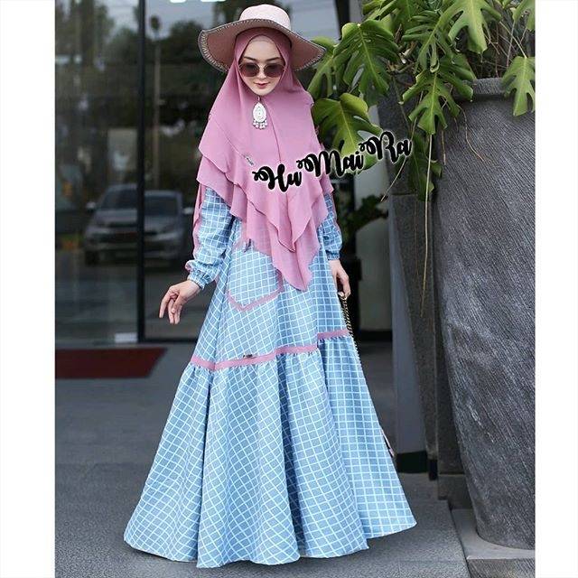 Gamis Set Khimar Khaira Syari by Humaira Hijab