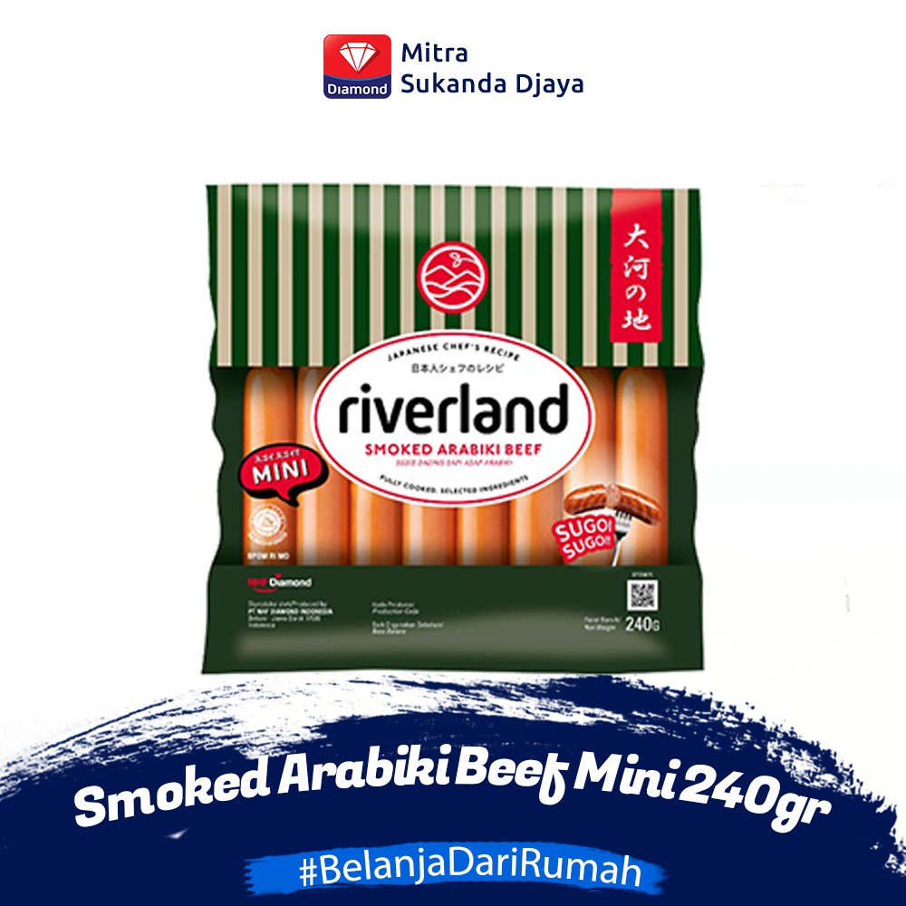 

SosisMini Arabiki - Riverland Mini Smoked Arabiki Beef Sausage 240Gr