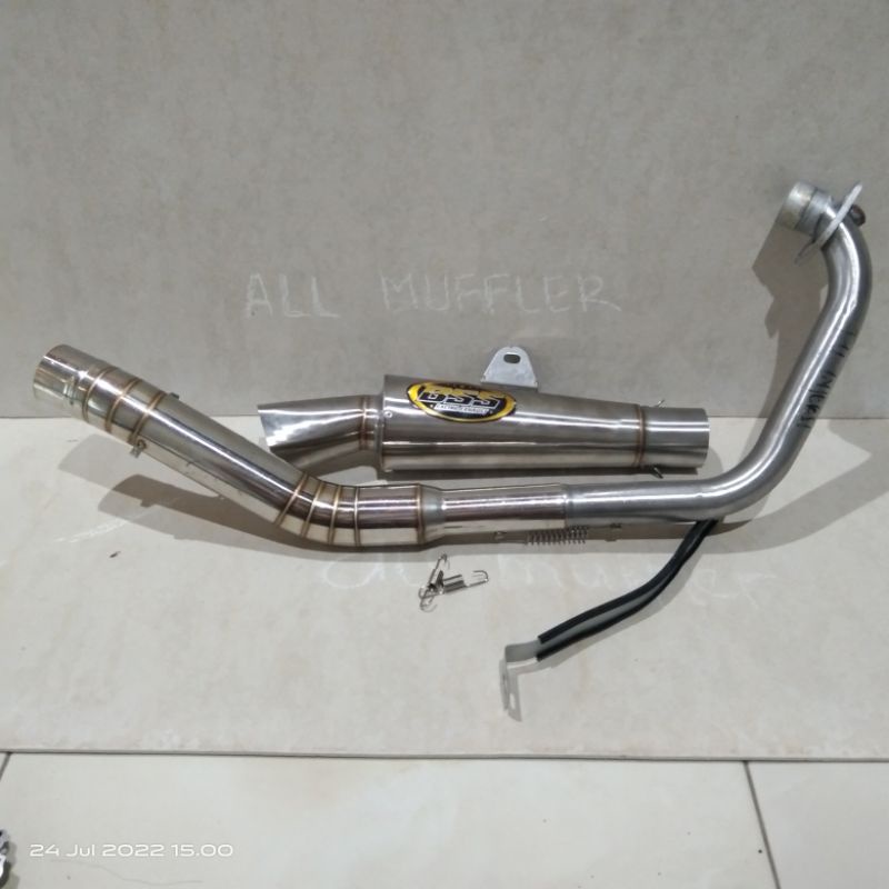 knalpot racing bss segi enam terompet Satria Fu injeksi