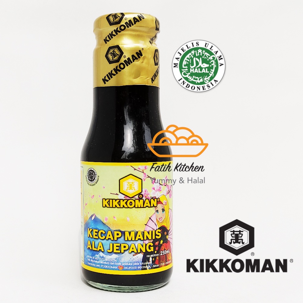 

Kikkoman Japanese Sweet Sauce Halal 250 ml - Saus Kecap Manis Jepang - Cocolan Sushi
