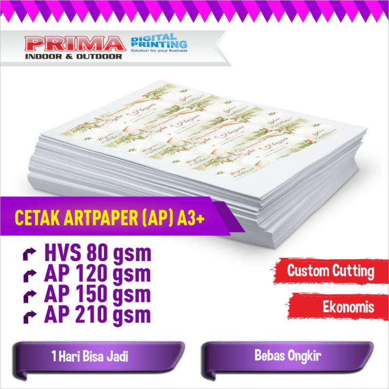 

WOWPRIMA.ID | Cetak Art Paper (AP) A3+