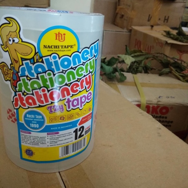 

Nachi Tape 12mm/ isolasi bening 12mm