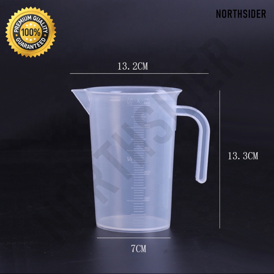 GELAS TAKAR UKUR PLASTIK 500 ml | MEASURING JUG