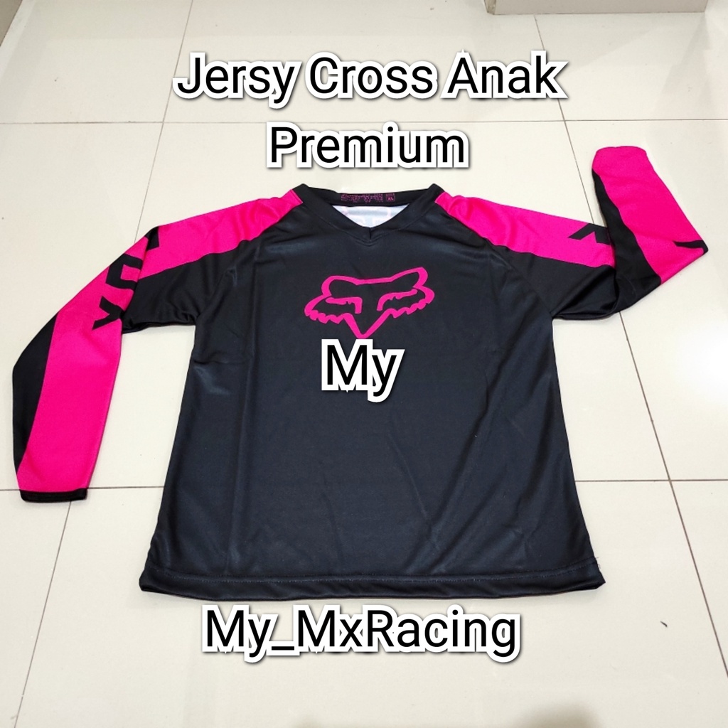 Jersy cross anak baju trail anak printing premium baju cross buat anak kids