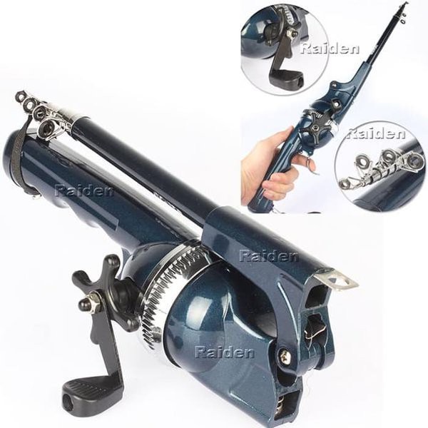 GW Fiber Glass - joran pancing ikan lipat potable instant Fisherman