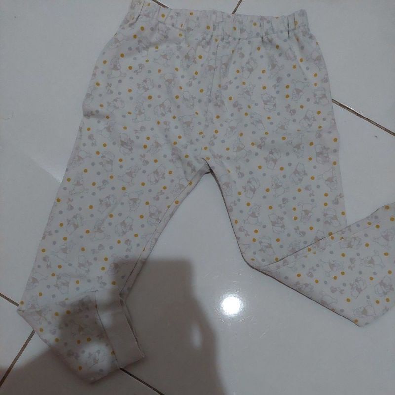 preloved uniqlo kids celana legging anak perempuan piyama pajamas tidur anak baby girl bekas winnie 