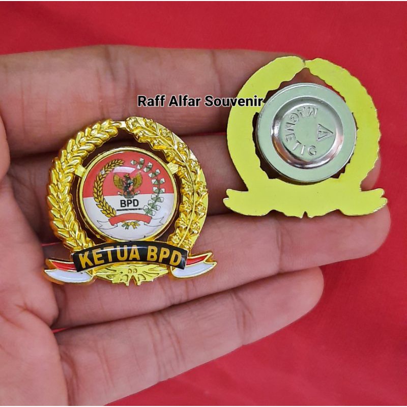 PIN BPD LOGO BARU MODEL PADI KAPAS MAGNET