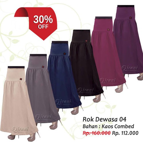 Qirani Rok Hitam, Abu2 Tua,  Ungu & HIjau