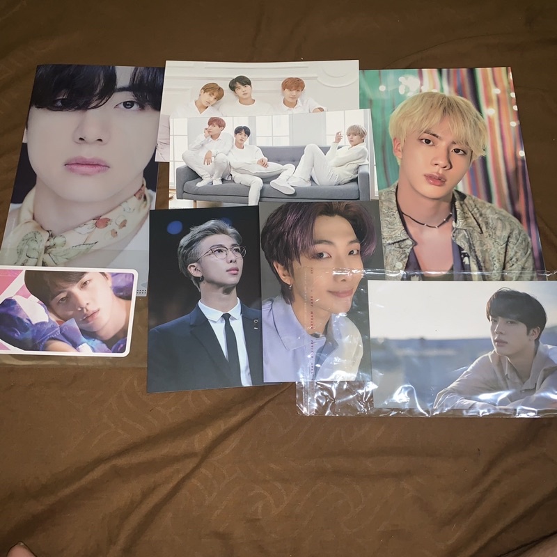 postcard photocard mini poster tempat masker mask dicon mots journey mediheal season greeting bts ki