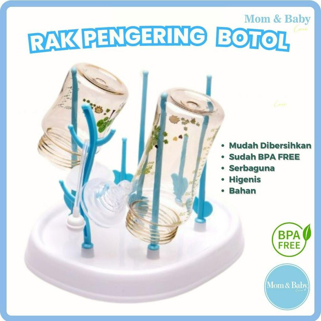 Rak Pengering Botol Susu Bayi Tirisan Gelas Pengering Baby Bottle Drying Dot Tempat Feeding Dryer Drainer Alat