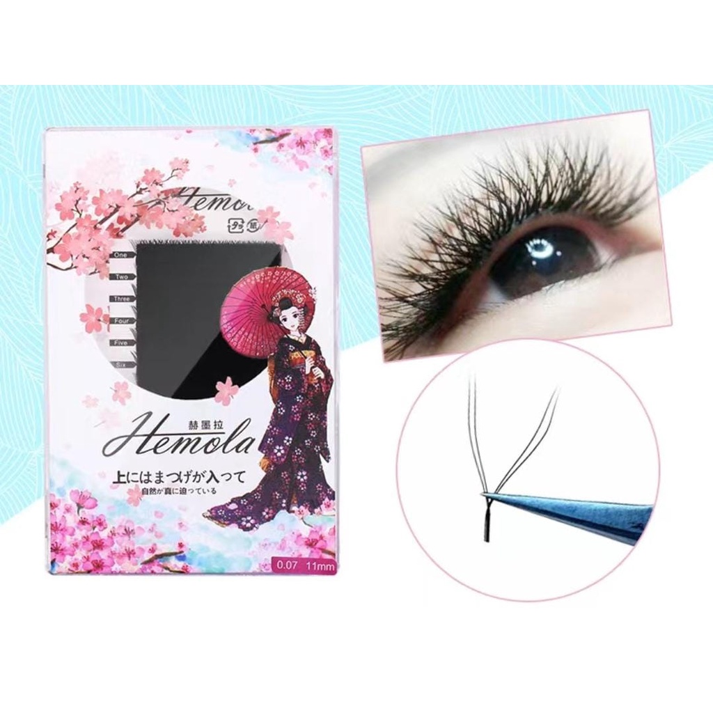 HEMOLA YY RUSSIAN VOLUME EYELASH EXTENSION/ HEMOLA YY BULUMATA TANAM/ BULU MATA EYELASH EXTENSION LEMBUT / BULUMATA RUSSIAN