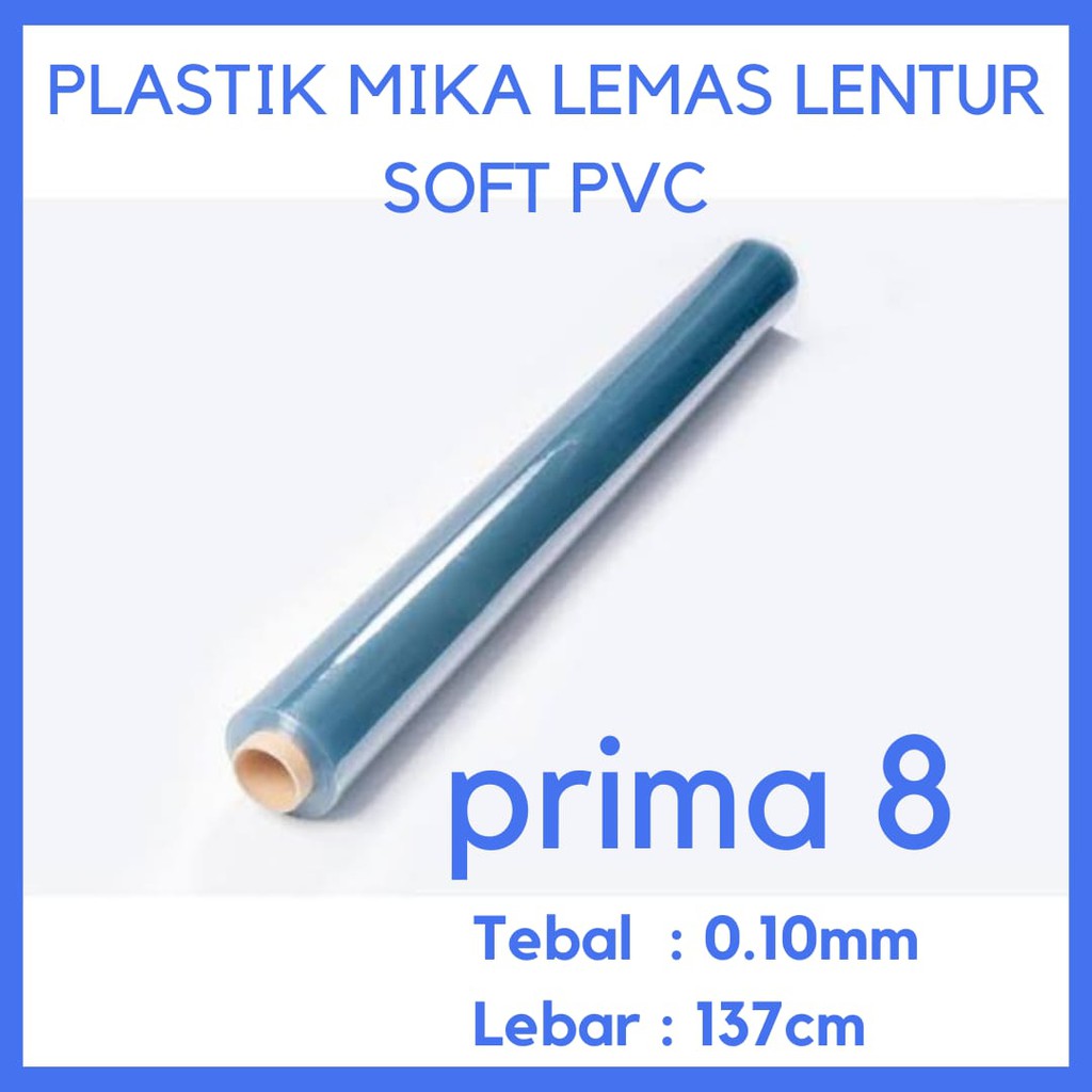 

Plastik Mika Lemas Lentur Soft PVC Tebal 010 0.10mm 011 0.11mm Lebar 137cm, Bungkus Sofa Sampul Buku, Meteran
