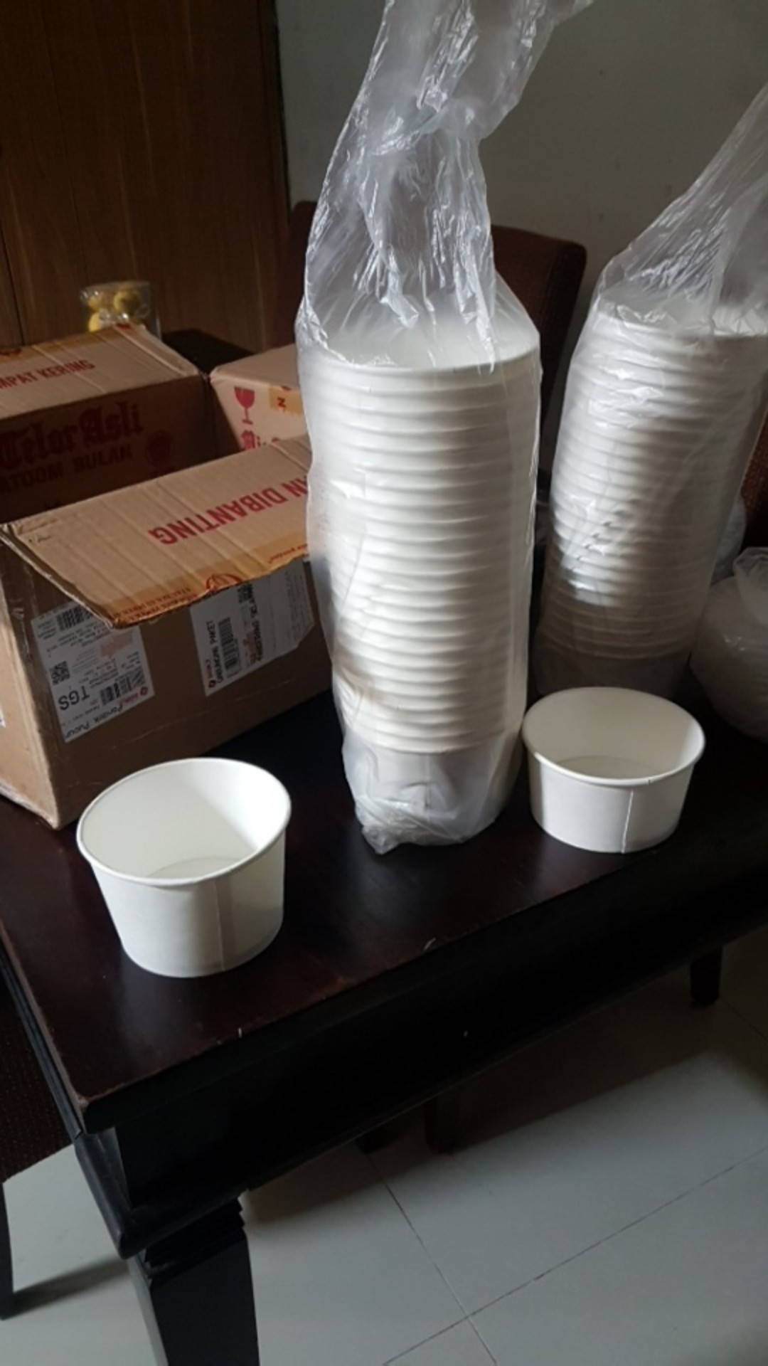 Paper Bowl 650ml 800ml (body) Isi 25
