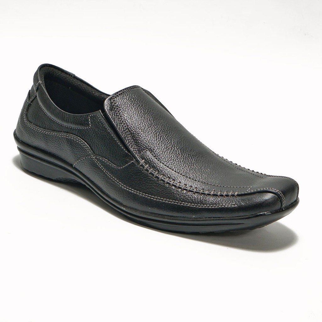 Sepatu Pria Slip On Casual Semi Formal Kulit Asli Termurah F512