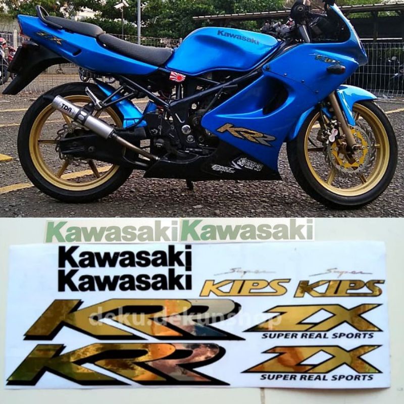 striping ninja krr zx 150 / striping ninja krr zx 150 biru / striping ninja krr 150 biru / striping 