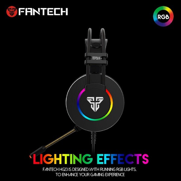 Headset Head set Earphone Headphone Game Gaming Gamers Fantech HG 23 HG-23 HG23 OCTANE 7.1 PC Laptop