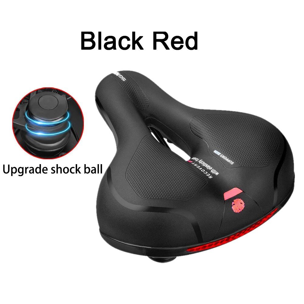 BAYAR DI TEMPAT Sadel Sepeda Mountain Bike Saddle Leather Model Absorber Ball