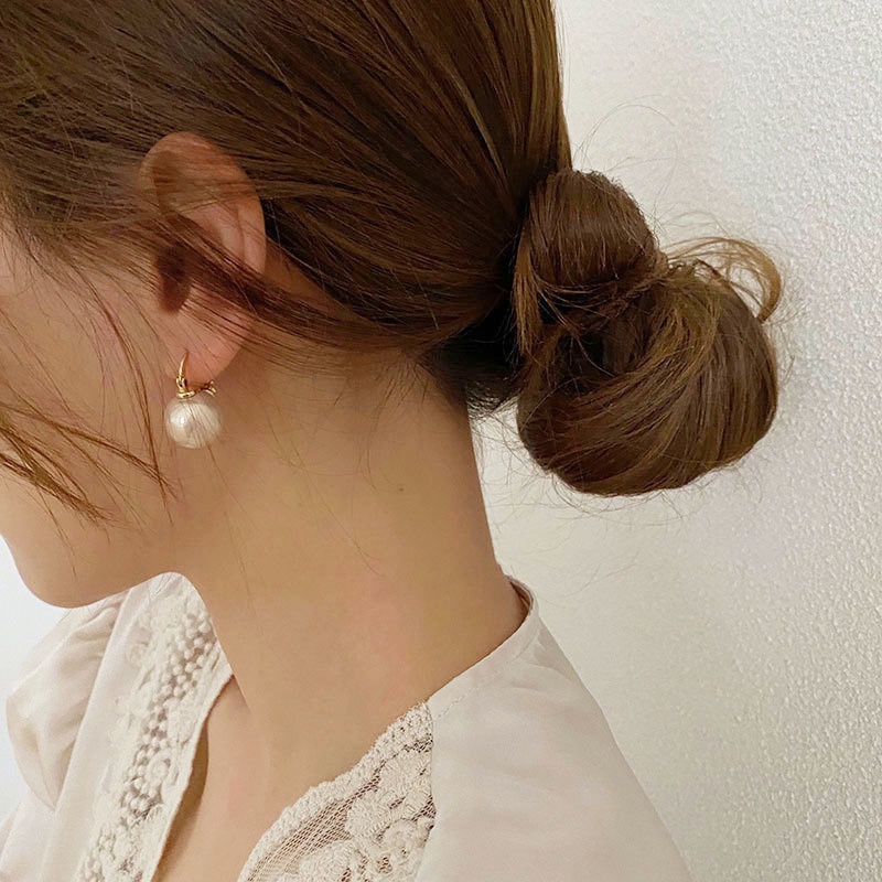 Sepasang Anting Tusuk Silver Needle 925 Hias Berlian Zirkon Dapat Disesuaikan Gaya Korea Untuk Perempuan