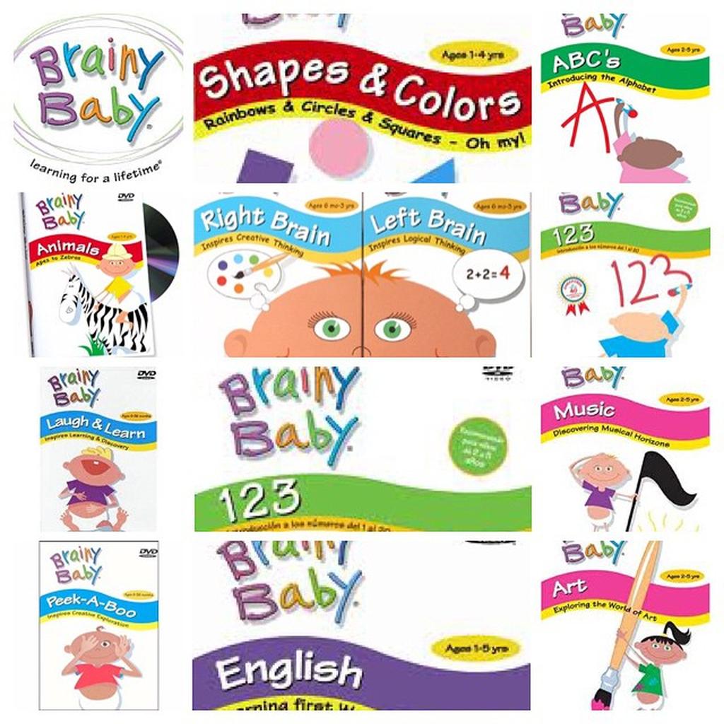 dvd brainy baby set