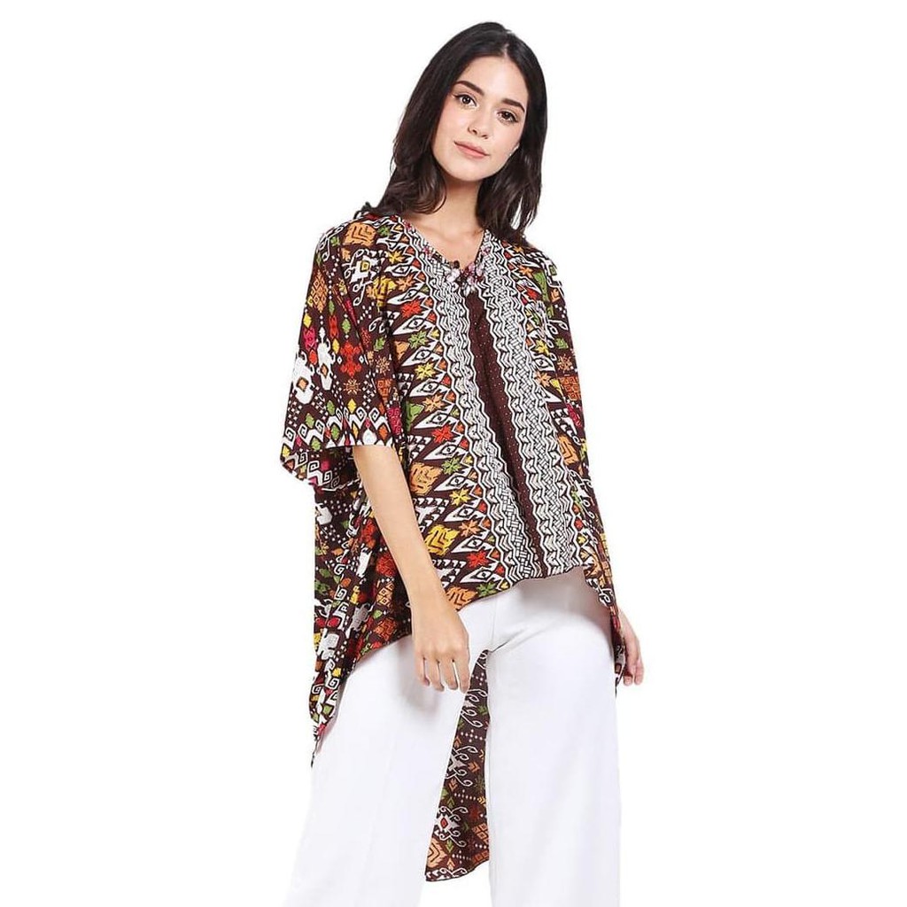 KUALITAS BAGUS LUIRE BY RADEN SIRAIT LUIRE BLOUSE BROWN KEKINIAN