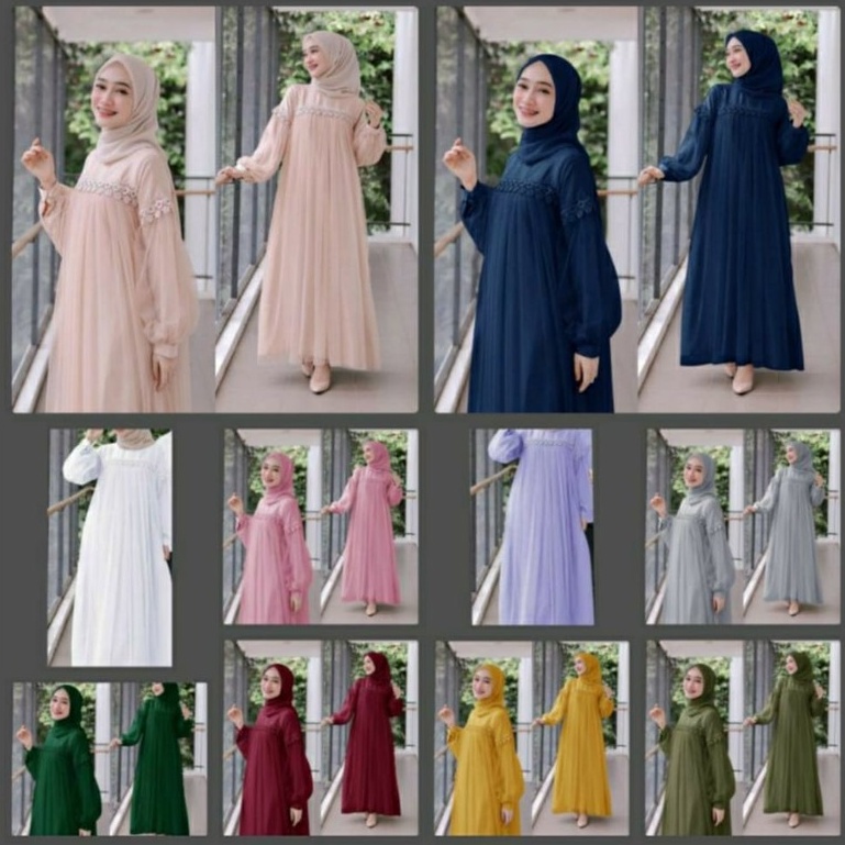 5 UK M L XL XXL XXXL GAMIS MAXY NURAINI RENDA TILE MOSCREPE PART 1 10 WARNA HM ADA VIDEO REAL PICT