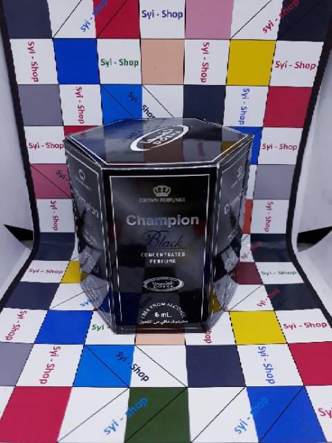 Parfum CHAMPION BLACK By Dobha Roll On Non Alkohol 6ml