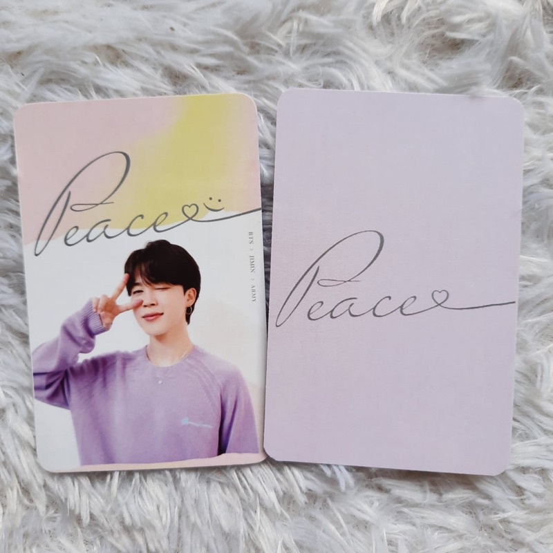 PHOTOCARD BTS JAPAN FC CORNER PEACE