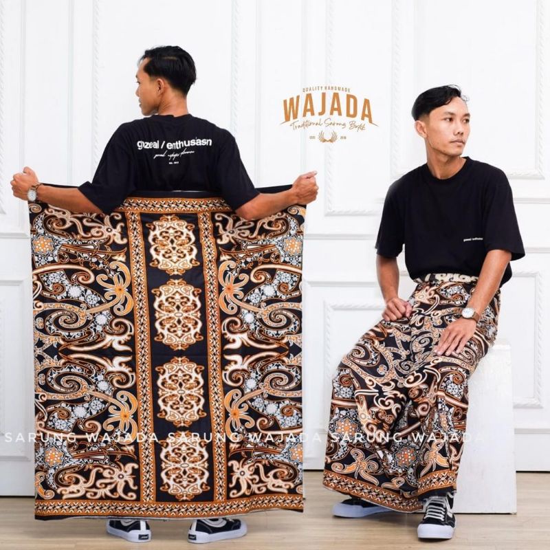 SARUNG PRIA TERBARU MOTIF TEROMPAH SHOLAT DEWASA SARUNG MOTIF BALIMUN SARWON-Hamid2