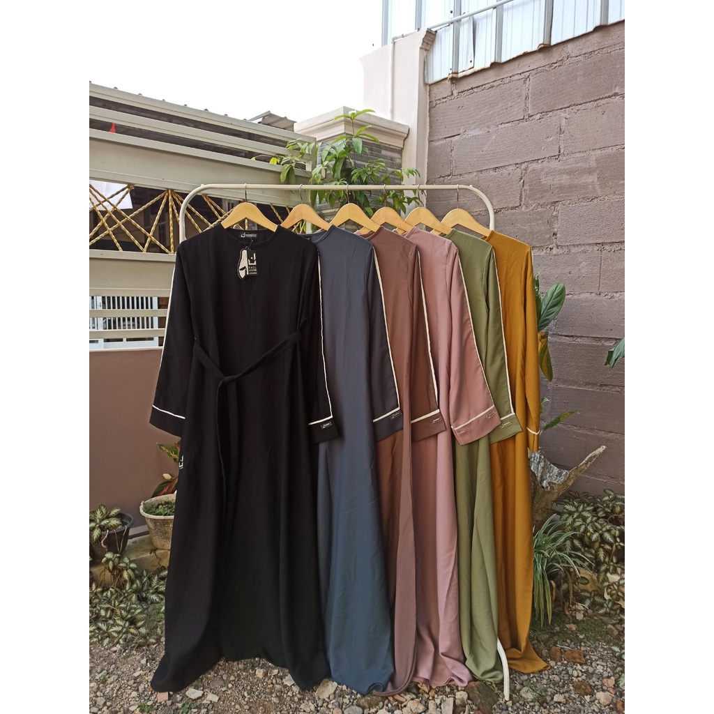 ABAYA LIST META ABAYA ORIGINAL ANNASIHAH/COD/abaya hitam/abaya turki/abaya arab