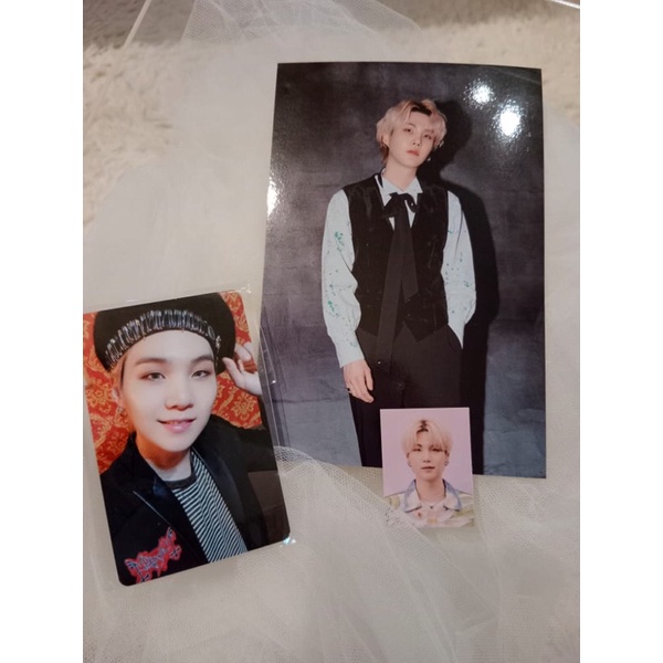 PHOTOCARD SUGA SET OFFICIAL SHARING BTS SEASON'S GREETINGS 2022 BTS SG22