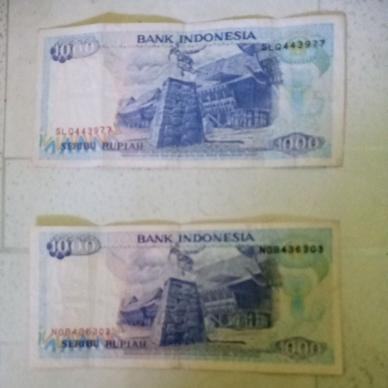 uang asli pecahan Rp.1000