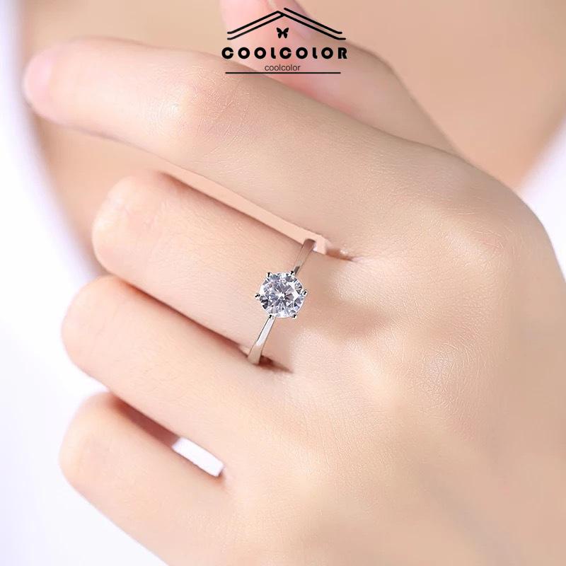 CODcincin fashion cincin berlian enam cabang cincin berlian mahkota- cl