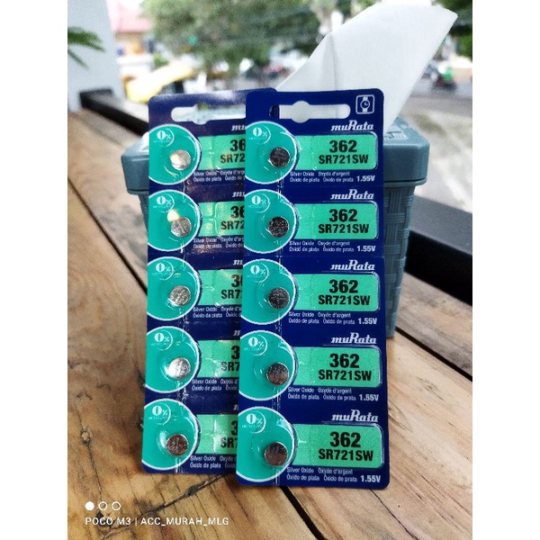 Baterai Murata SR 721 SW per Biji