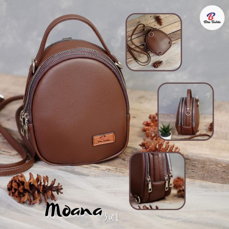 Moana bag by biru tsabita tas 3 in 1 selempang slempang slingbag wanita