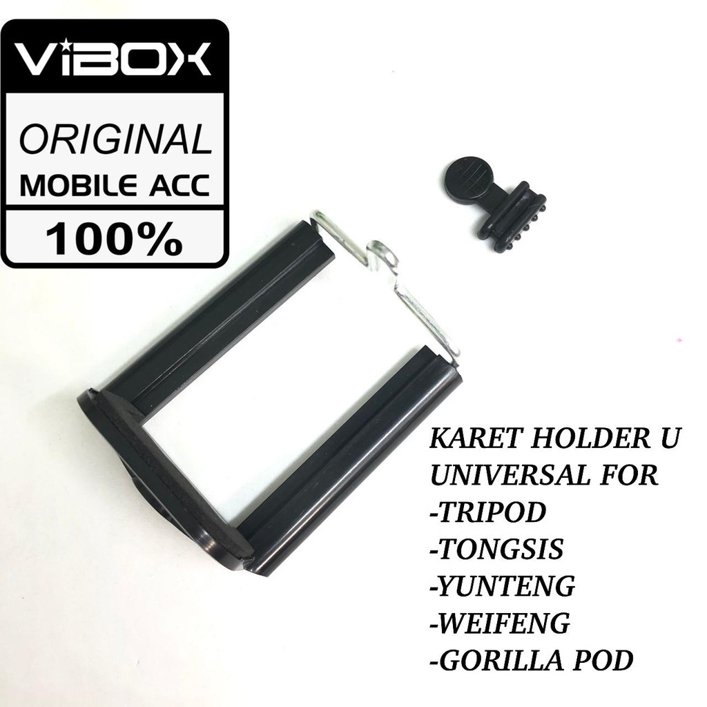 KARET VIBOX ANTI SLIP HOLDER U BUAT TONGSIS HOLDER TONGSIS DAN TRIPOD YUNTENG WEIFENG UP55