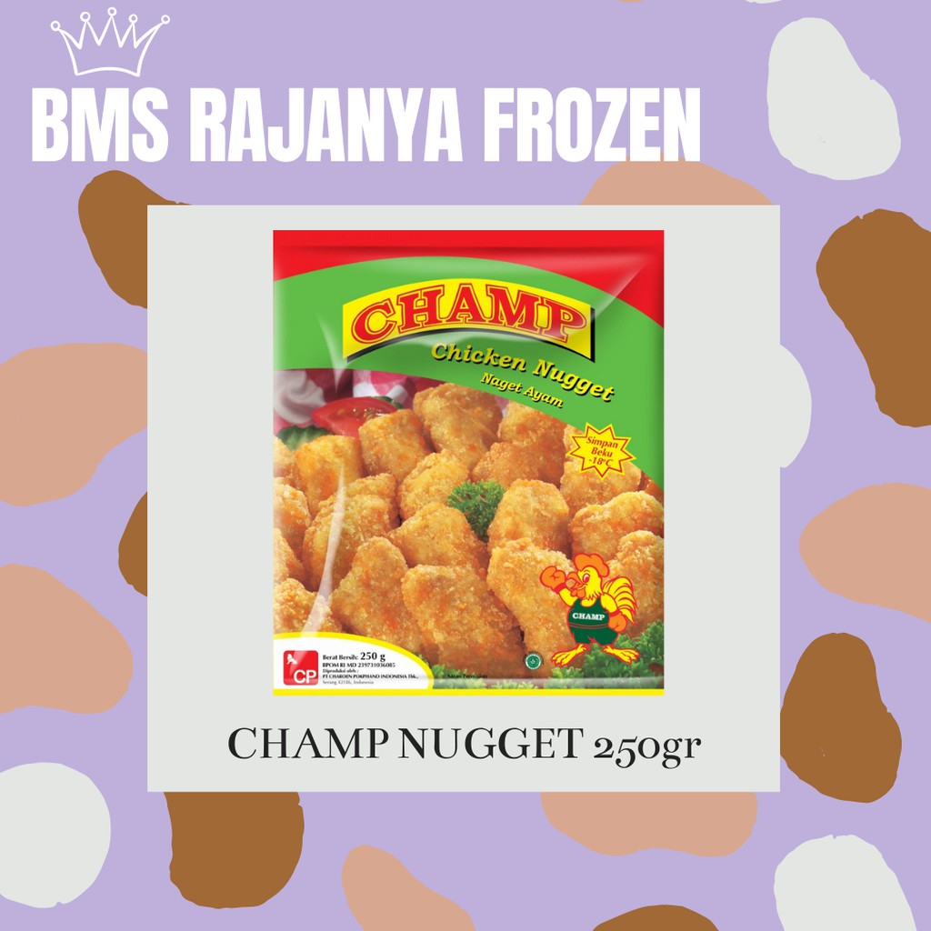 

~TERMURAH ~ CHAMP CHICKEN NUGGET 250gr