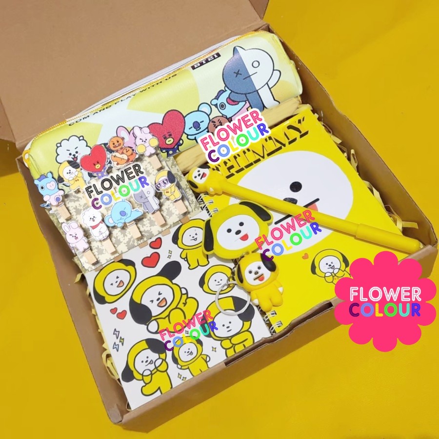 

Paket Alat Tulis Karakter Bt21 Chimmy Cooky Tata