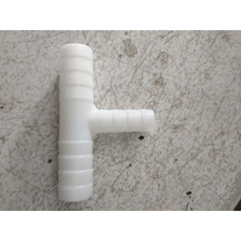 pipa conektor T sambungan T aquarium untuk uniring selang 16*25 mm