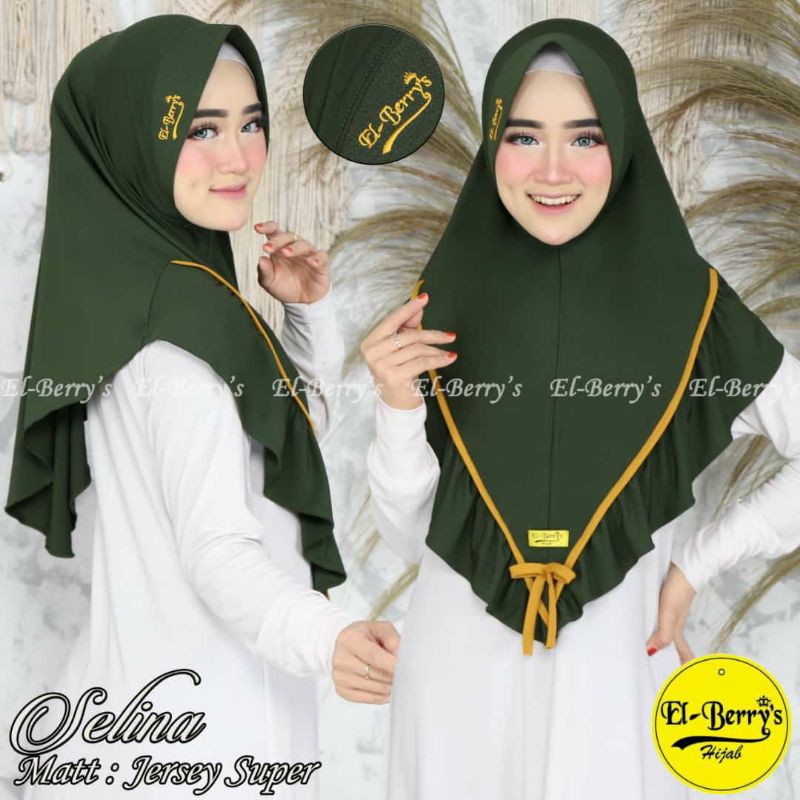 hijab instant selina ori EL-BERRY'S.