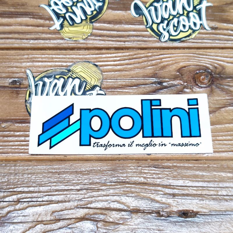 STIKER POLINI VESPA