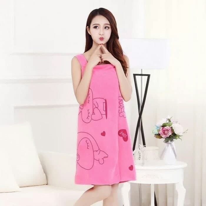  Baju  Handuk  Wearable Towel Handuk  Baju  Kimono Shopee  