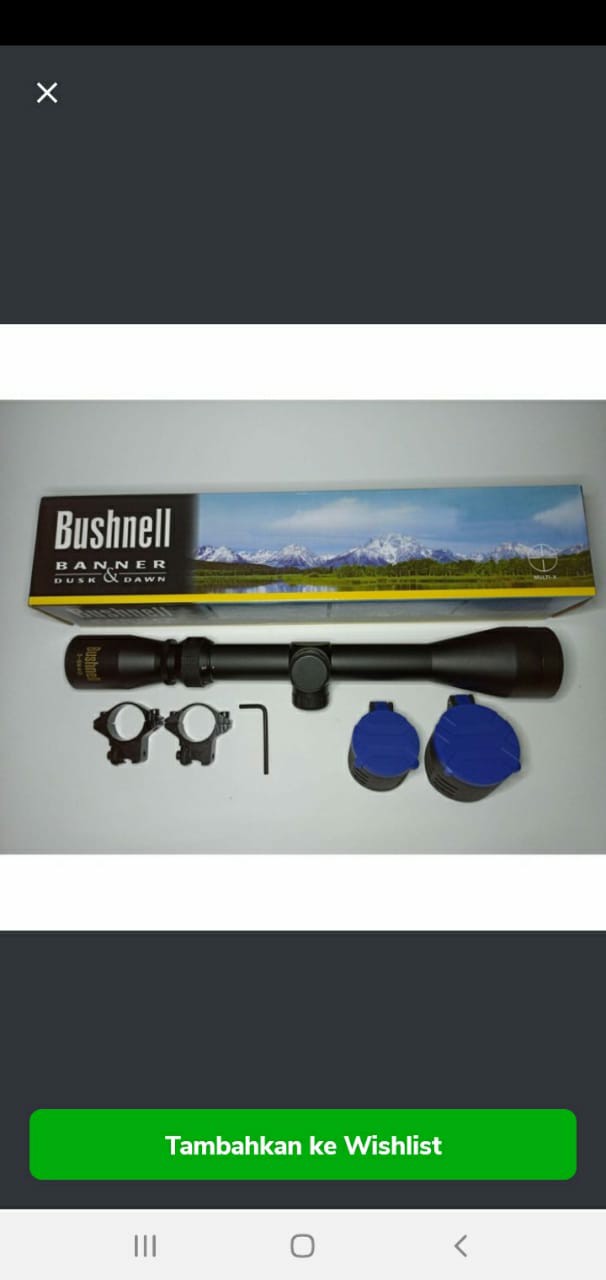 Teropong Teleskop Bushnel 3-9x40eg