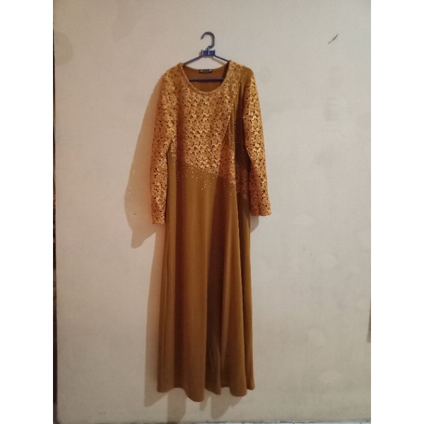 Dress warna mustard